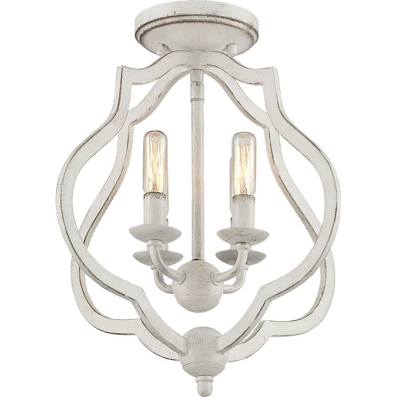The Gray Barn Forde Abbey 4-light Semi-flush Mount