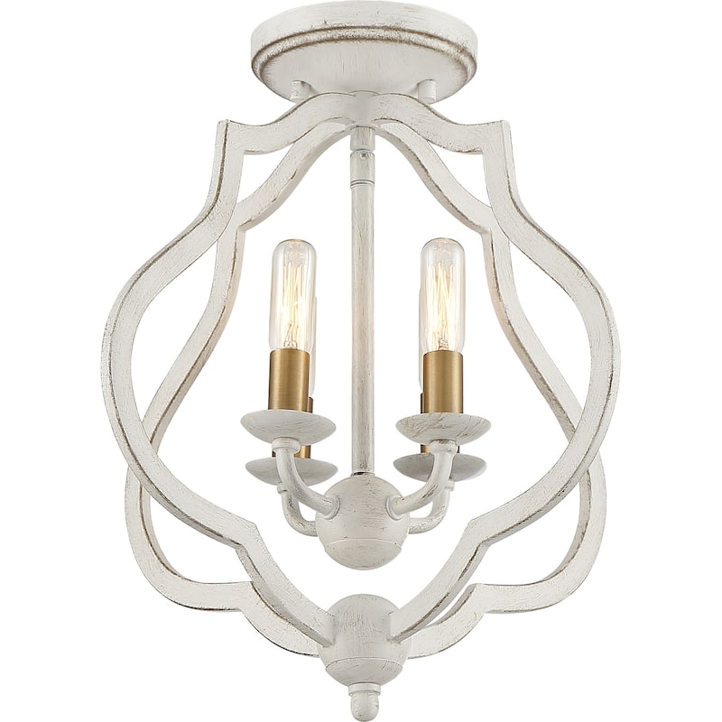 The Gray Barn Forde Abbey 4-light Semi-flush Mount