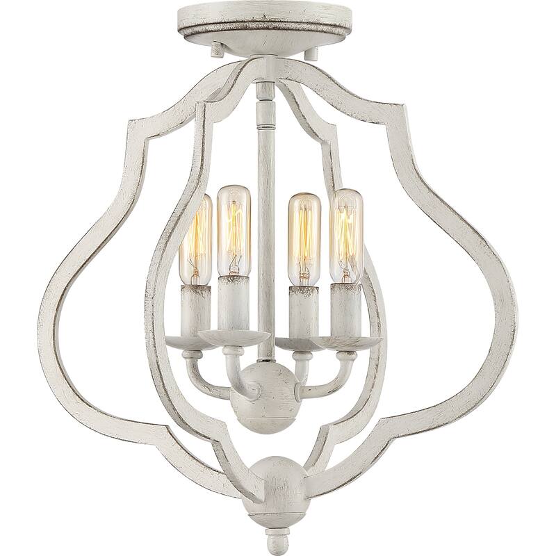 The Gray Barn Forde Abbey 4-light Semi-flush Mount
