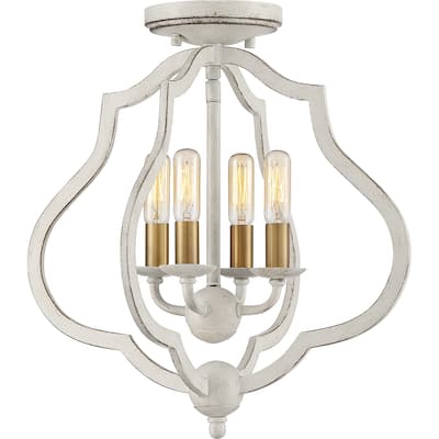 The Gray Barn Forde Abbey 4-light Semi-flush Mount