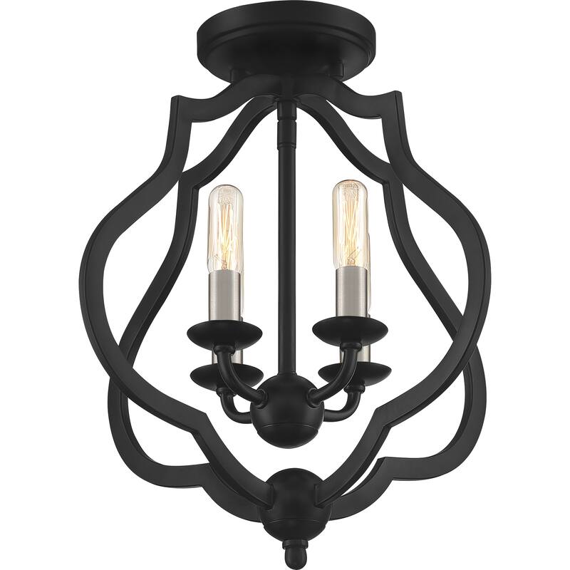 The Gray Barn Forde Abbey 4-light Semi-flush Mount