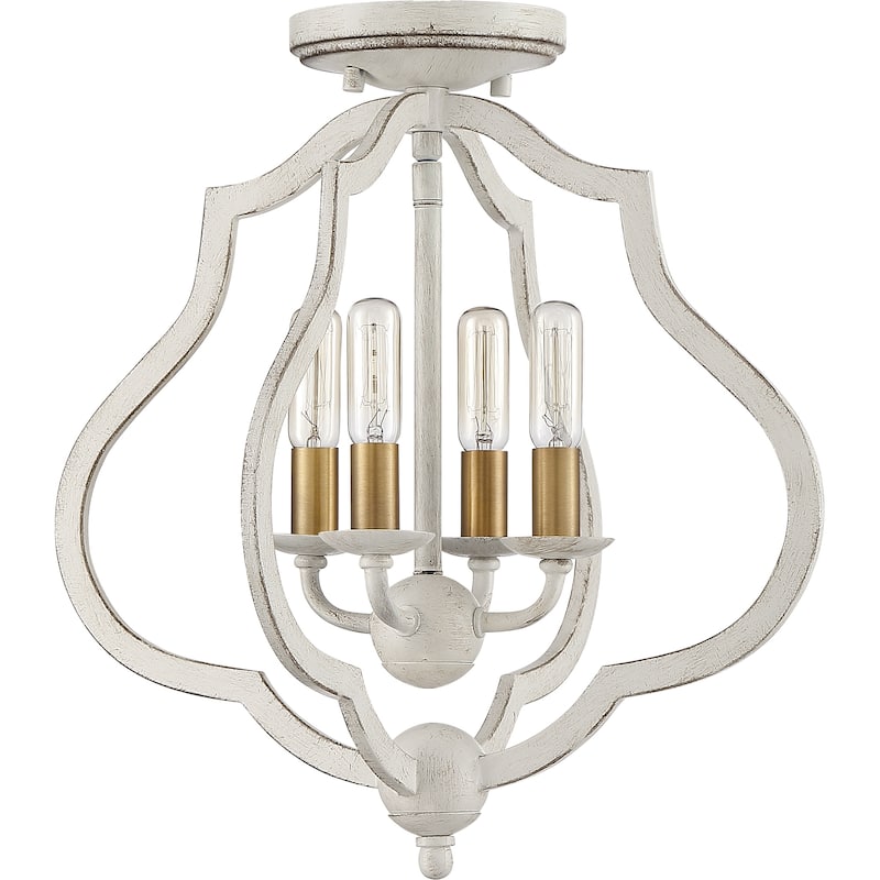 The Gray Barn Forde Abbey 4-light Semi-flush Mount