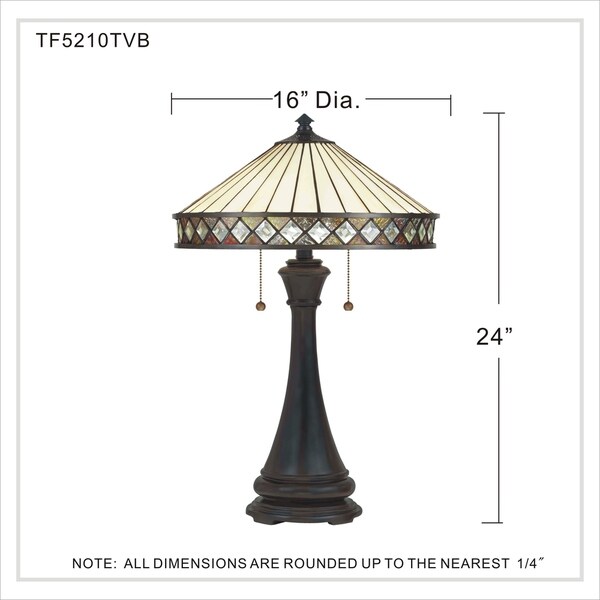 vintage quoizel table lamp