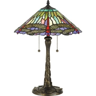 Quoizel Skimmer Tiffany 2-light Table Lamp - Bed Bath & Beyond - 30642660