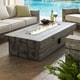 preview thumbnail 7 of 5, Manteo 70" Rectangular Outdoor Patio Fire Pit Table