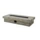 preview thumbnail 2 of 5, Manteo 70" Rectangular Outdoor Patio Fire Pit Table