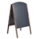 31.5-Inch A-Frame Sign Menu Chalkboard Wooden Easel Chalk Stand - On ...