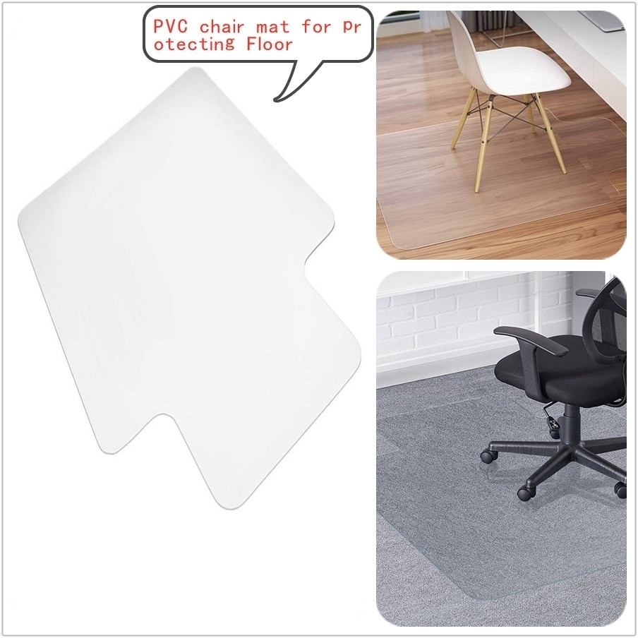 pvc chair mat for protecting wood floor and ceramic tile floor carpet