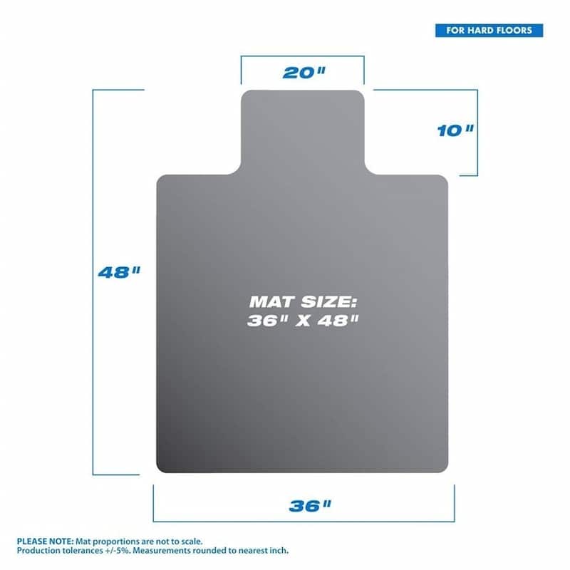 PVC Chair Mat For Protecting Wood Floor and ceramic tile Floor Carpet
