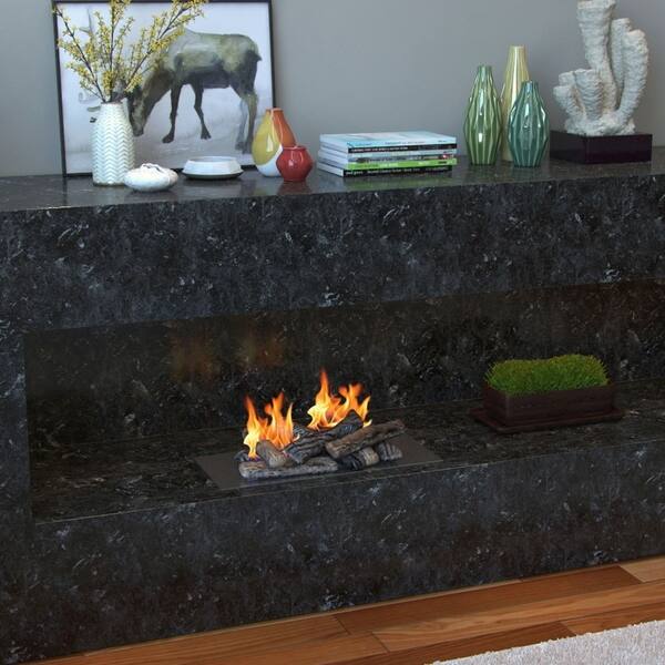 Shop Moda Flame 8 Pc Set Ceramic Wood Medium Gas Fireplace Logs
