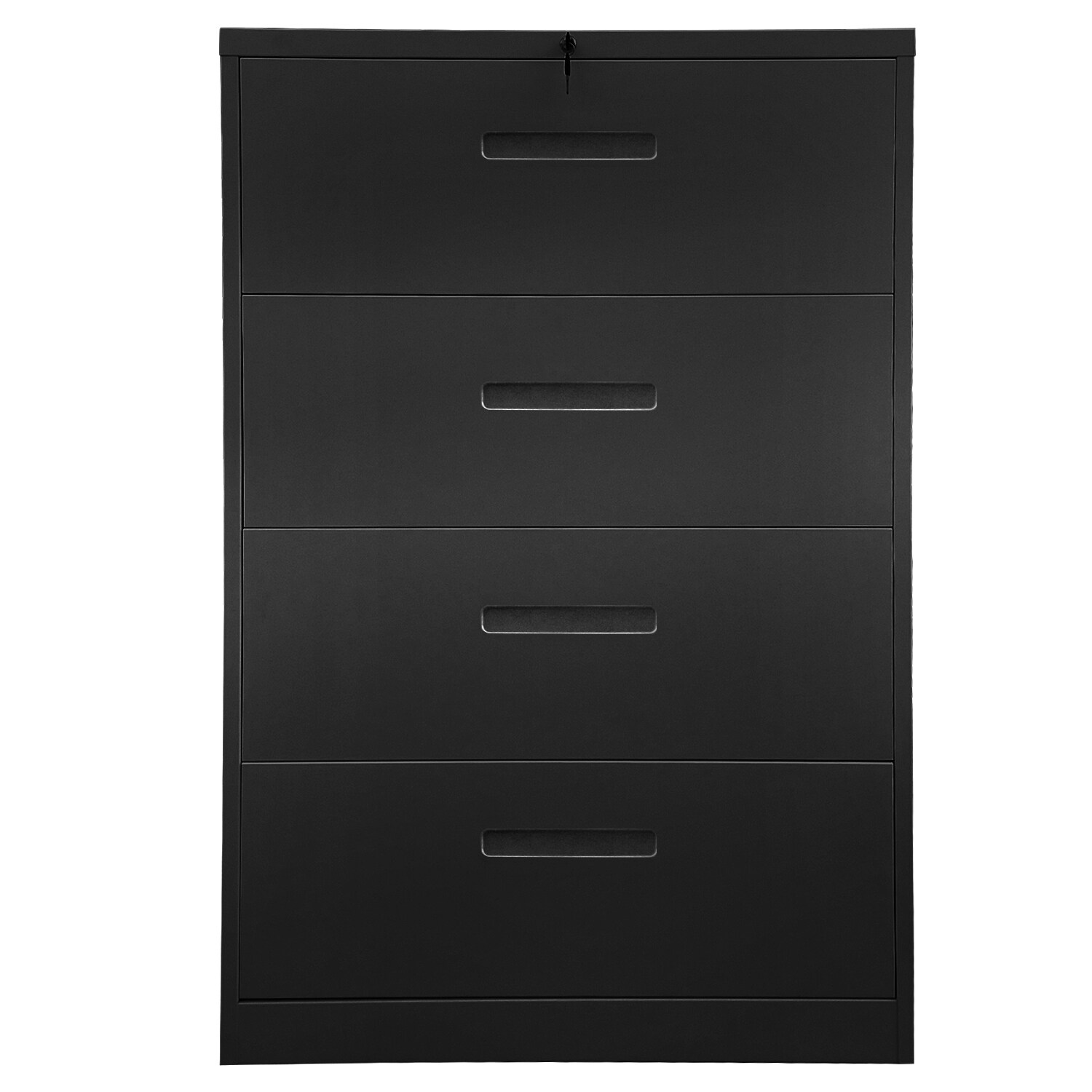 Shop Merax 4 Drawers Lateral File Cabinet With Lock Free