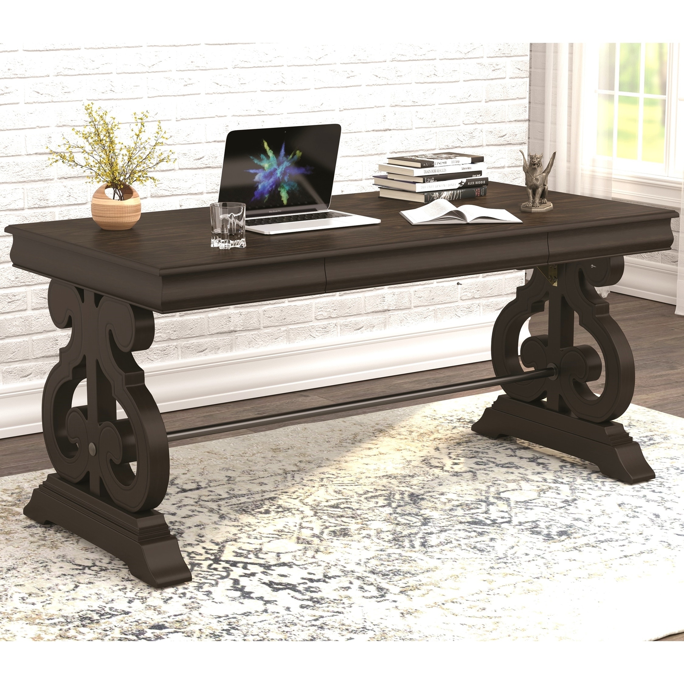 Shop Moderen Ornate Design Home Office Computer Writing Desk With