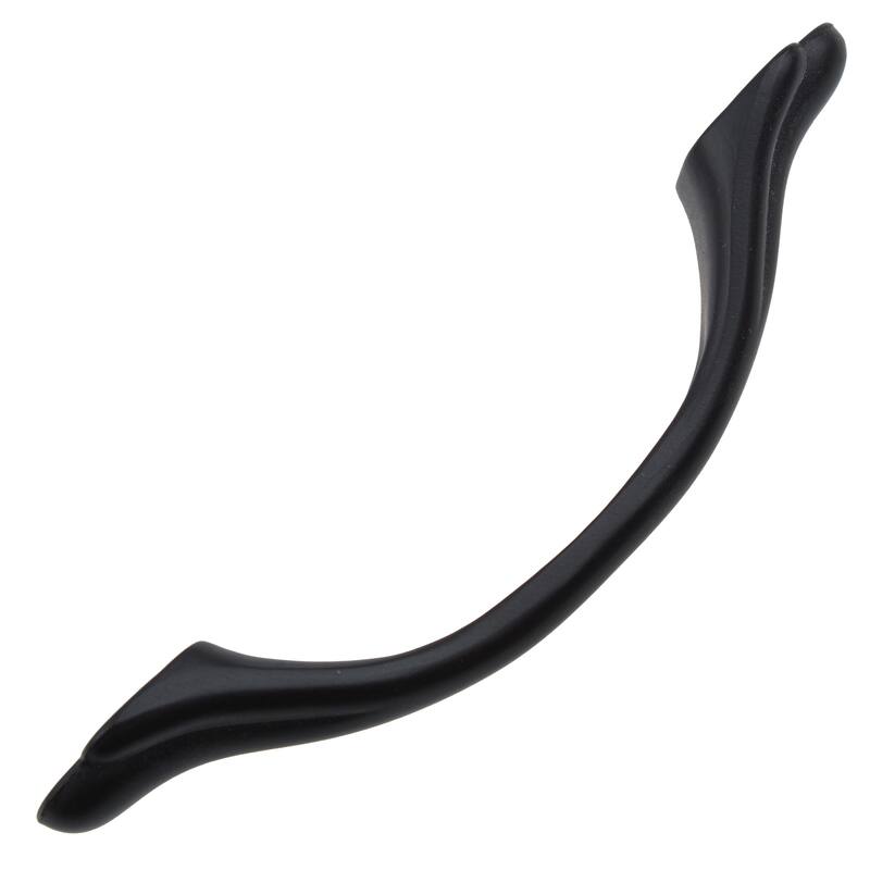 GlideRite 5 Pack 3 in. Center Matte Black Paw Cabinet Pull Handles - Matte Black
