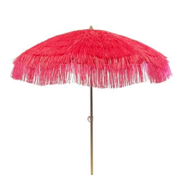 Destinationgear 6 Ft Tropical Pink Palapa Patio Umbrella Tropical Pink Palapa Patio Umbrella