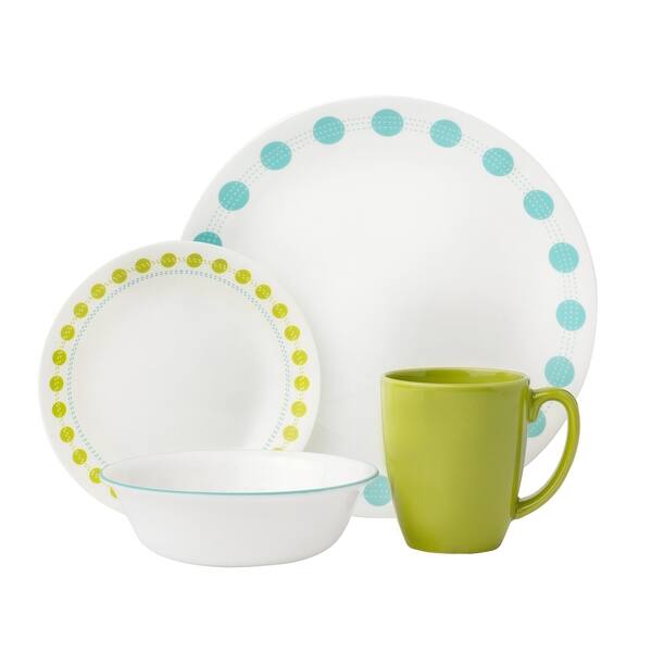 corelle livingware 32 pc set service for 8 south beach