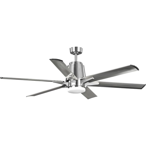 60 Ceiling Fan Brushed Nickel       / 60" Casa Vieja Modern Outdoor Ceiling Fan with Light ... / 60 casa province brushed nickel outdoor led ceiling fan.