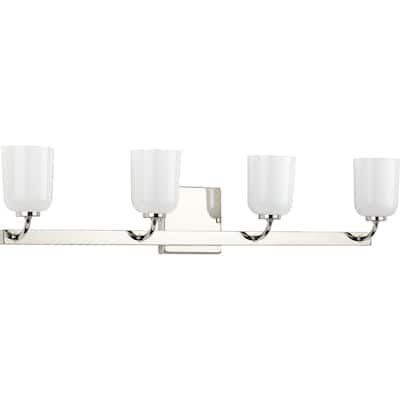 Moore Collection Polished Nickel Four-Light Bath