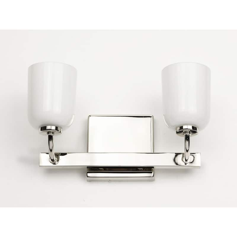 Moore Collection Polished Nickel Two-Light Bath