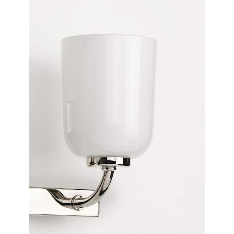 Moore Collection Polished Nickel Two-Light Bath