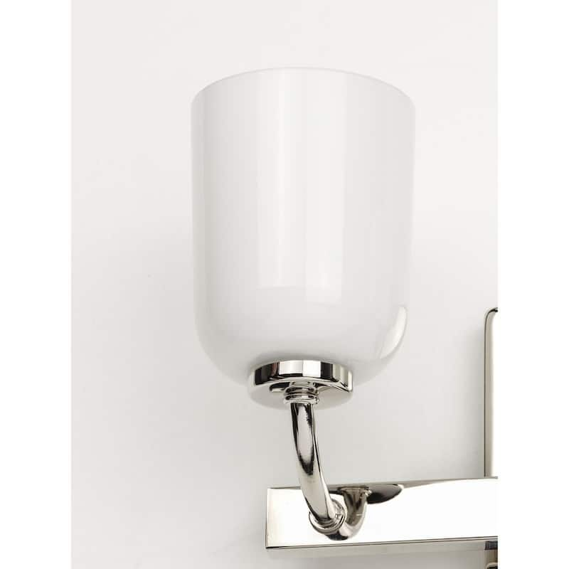 Moore Collection Polished Nickel Two-Light Bath