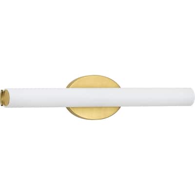 Parallel LED Collection Satin Brass 22" LED Linear Bath