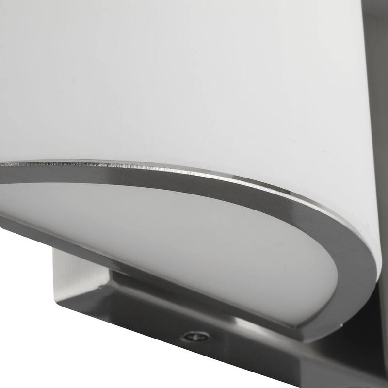 Arch LED Collection Brushed Nickel Two-Light LED Bath