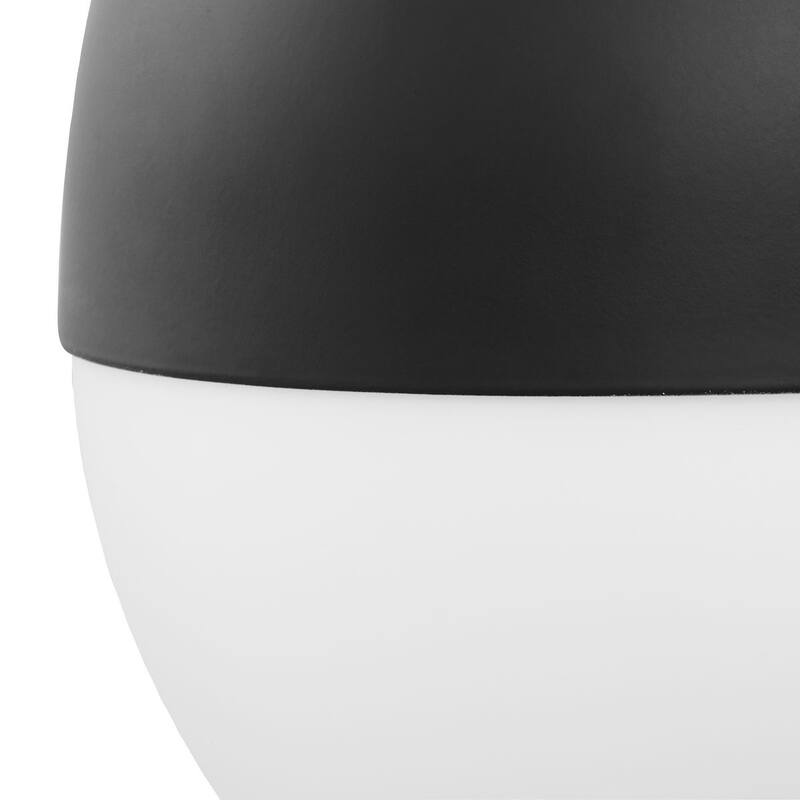 Globe LED Collection Black One-Light LED Pendant - 19.880" x 13.750" x 13.750"