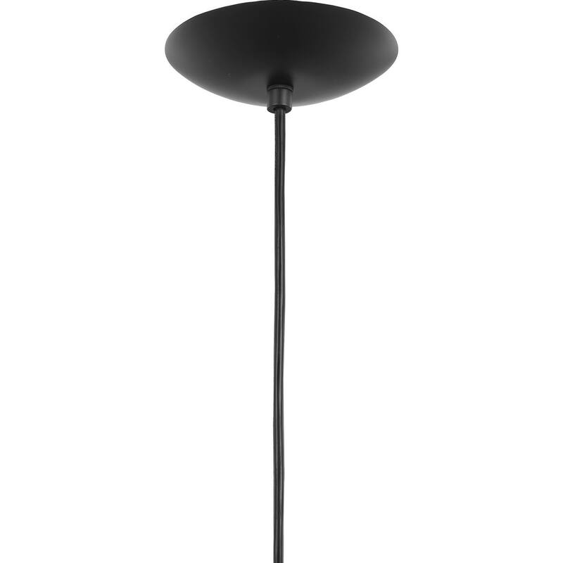Globe LED Collection Black One-Light LED Pendant - 19.880" x 13.750" x 13.750"