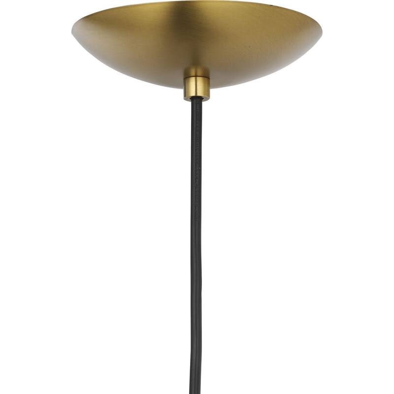 Globe LED Collection Brushed Bronze One-Light LED Pendant - 19.880" x 13.750" x 13.750"