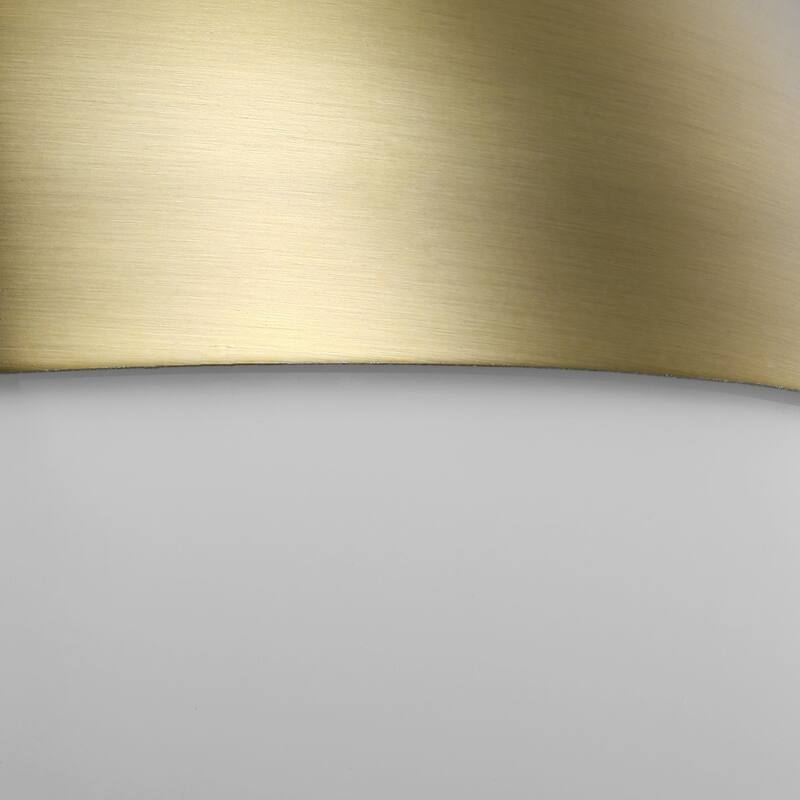 Globe LED Collection Brushed Bronze One-Light LED Pendant - 19.880" x 13.750" x 13.750"