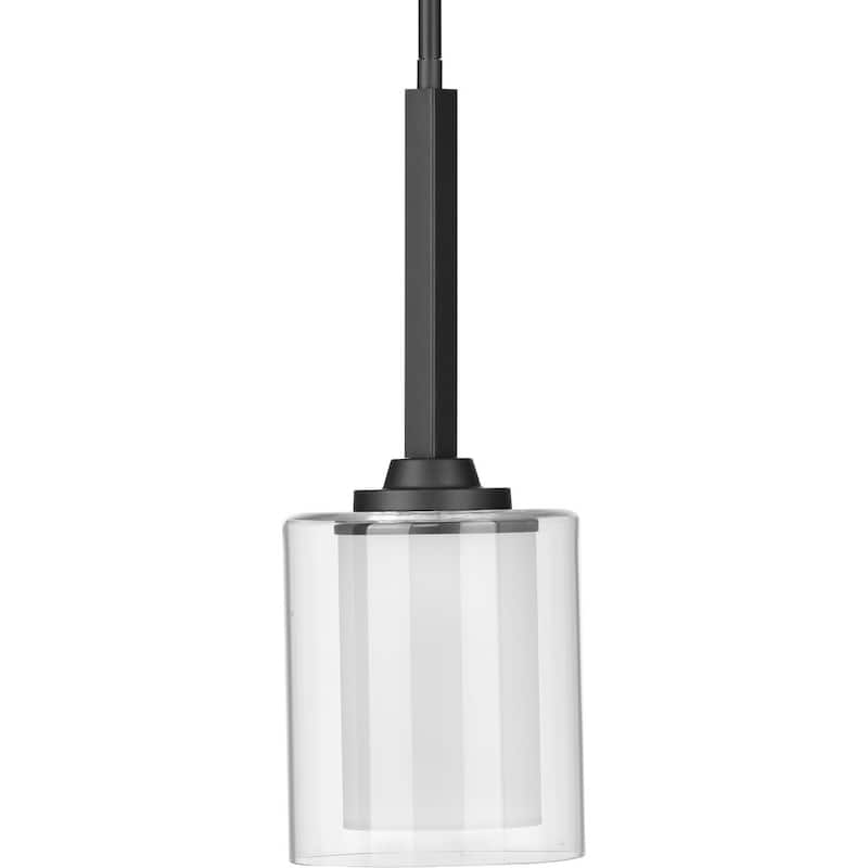 Kene Collection Graphite One-Light Mini-Pendant - 13.110" x 13.980" x 8.860" - 13.110" x 13.980" x 8.860"