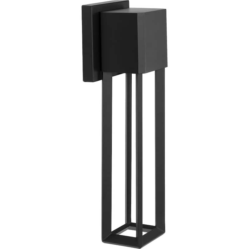 Z-1090 LED Collection Black One-Light Medium Wall Lantern - 18.900" x 6.690" x 6.890"