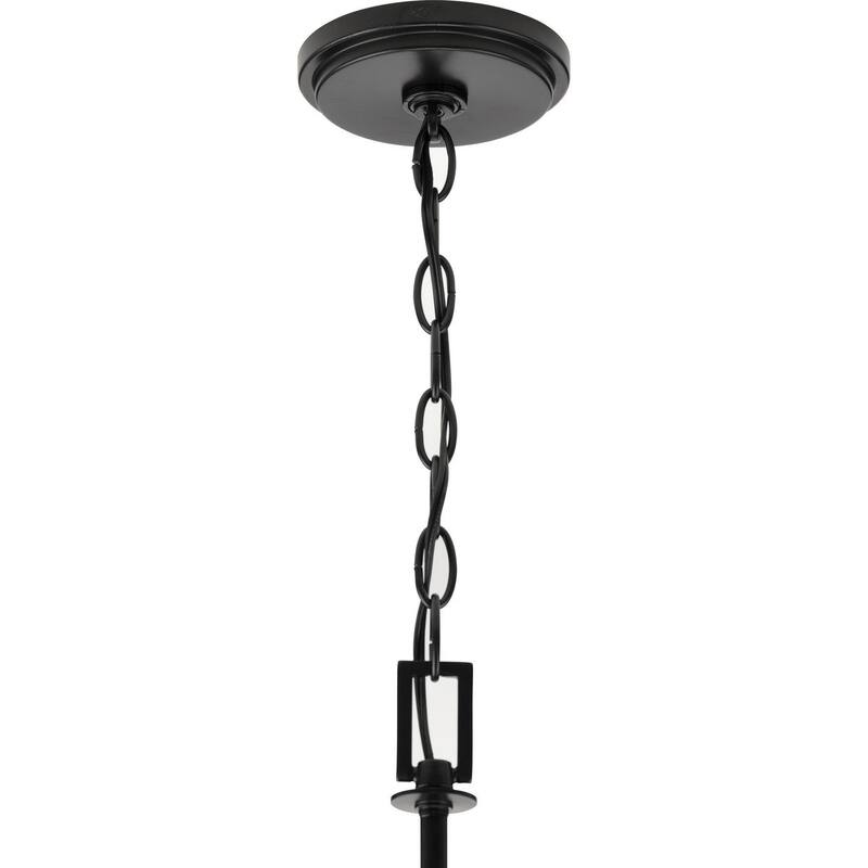 Winslett Collection Black Five-Light Chandelier - 19.000" x 24.000" x 24.000"