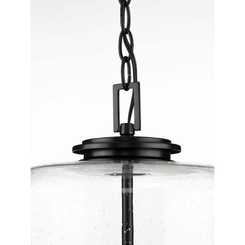Winslett Collection Black Three-Light Pendant - 20.500" x 16.000" x 16.000"
