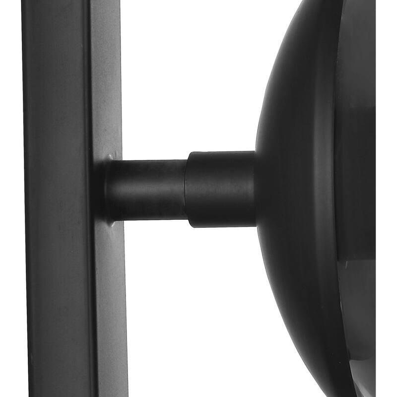 Atwell Collection Black Two-Light Pendant - 23.620" x 16.340" x 16.340"