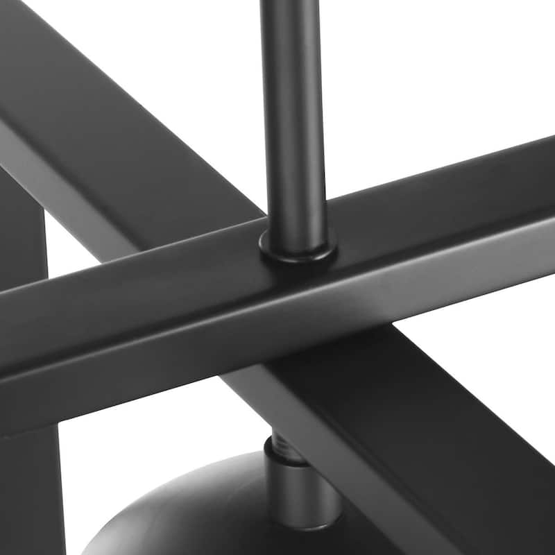 Atwell Collection Black Two-Light Pendant - 23.620" x 16.340" x 16.340"