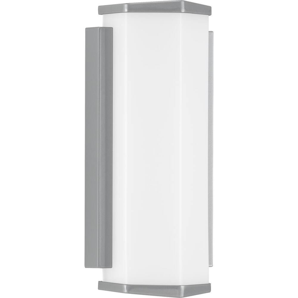 Z-1070 LED 1-Light Metallic Gray Modern Outdoor Wall Sconce Light - 17.000" x 9.000" x 6.000"