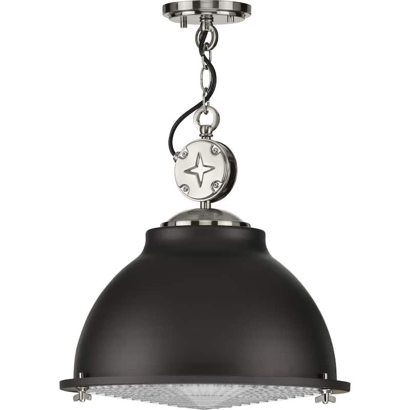 Medal Collection Graphite One-Light Pendant - 14.400" x 15.000" x 15.000"