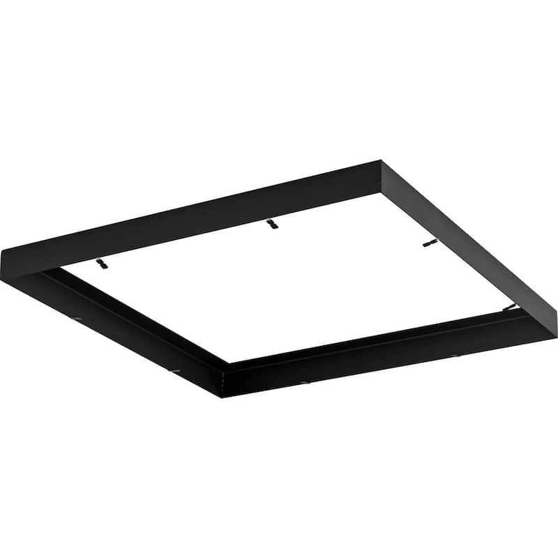 Everlume Collection Black 14" Square Trim Ring - 14.410" x 14.410" x 1.570"