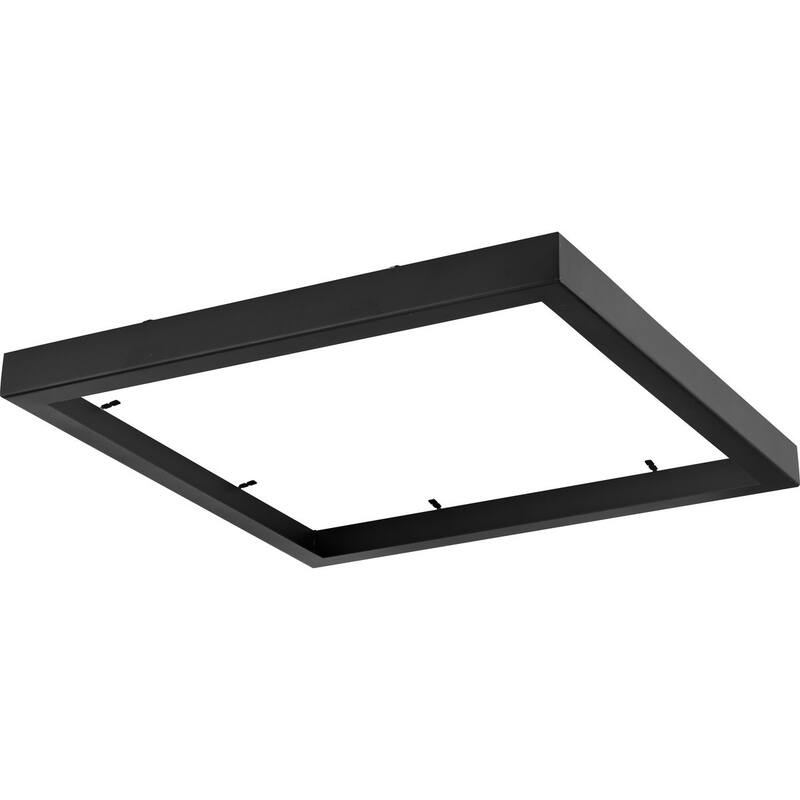 Everlume Collection Black 14" Square Trim Ring - 14.410" x 14.410" x 1.570"