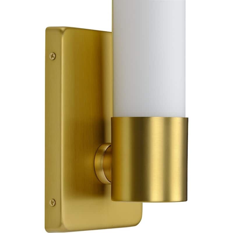 Blanco LED Collection Satin Brass One-Light LED Wall Bracket