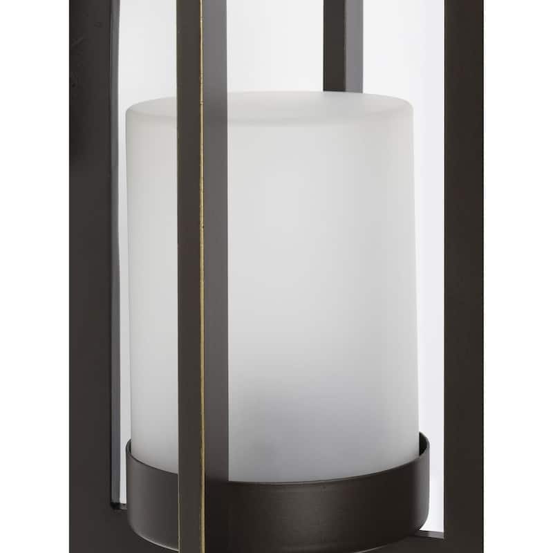 Janssen Collection Oil Rubbed Bronze One-Light Small Wall Lantern - 15.550" x 11.020" x 10.240"