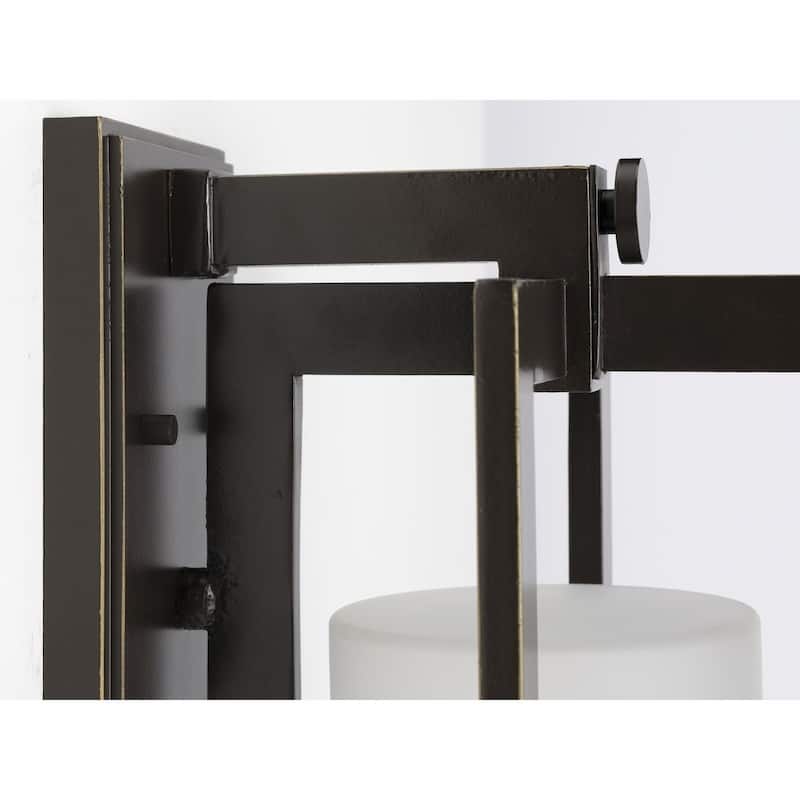 Janssen Collection Oil Rubbed Bronze One-Light Small Wall Lantern - 15.550" x 11.020" x 10.240"