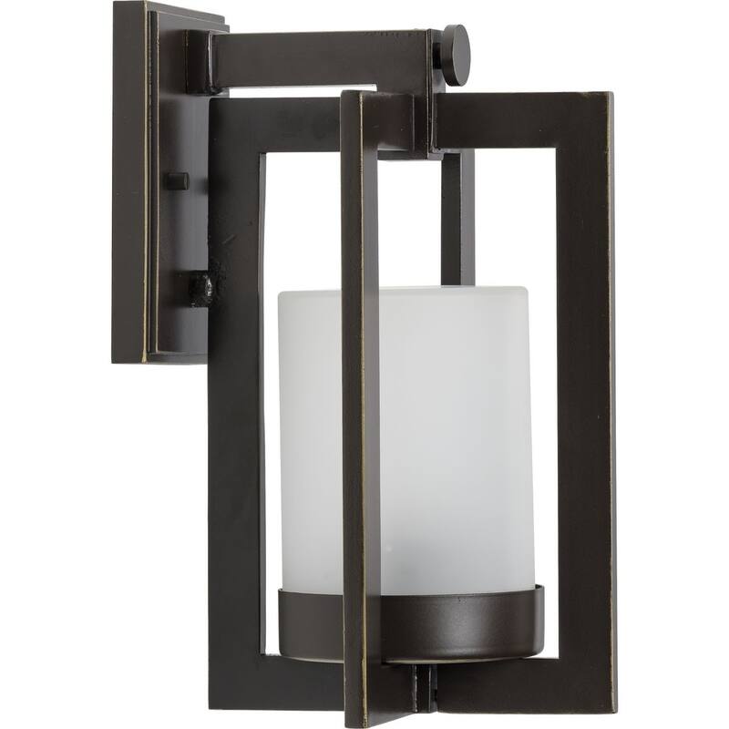 Janssen Collection Oil Rubbed Bronze One-Light Small Wall Lantern - 15.550" x 11.020" x 10.240"