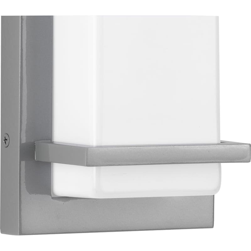 Z-1080 LED 1-Light Metallic Gray Modern Outdoor Wall Sconce Light - 13.000" x 5.000" x 3.000"