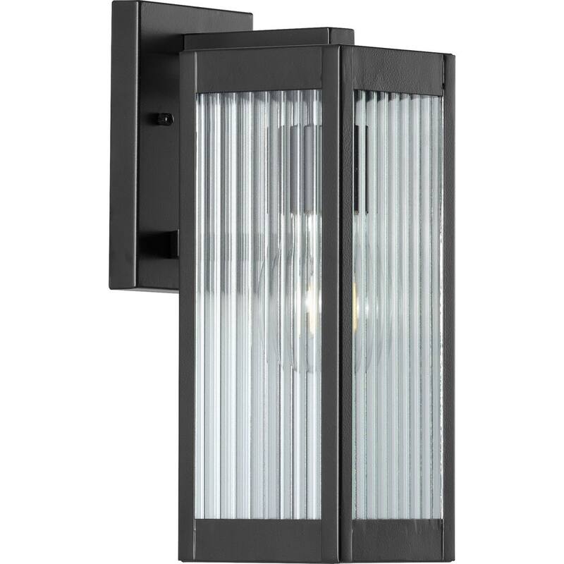 Felton Collection Black One-Light Small Wall Lantern - 15.950" x 8.860" x 7.280" - 15.950" x 8.860" x 7.280"