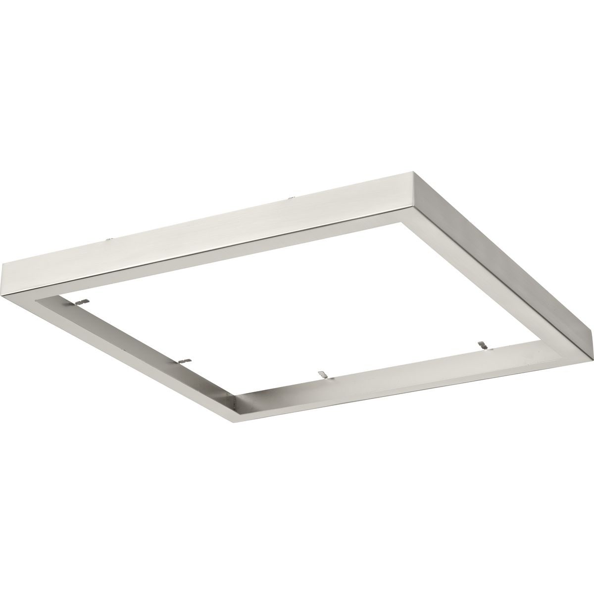 Progress Lighting Everlume Collection Brushed Nickel 14" Square Trim Ring - 14.410" x 14.410" x 1.570"