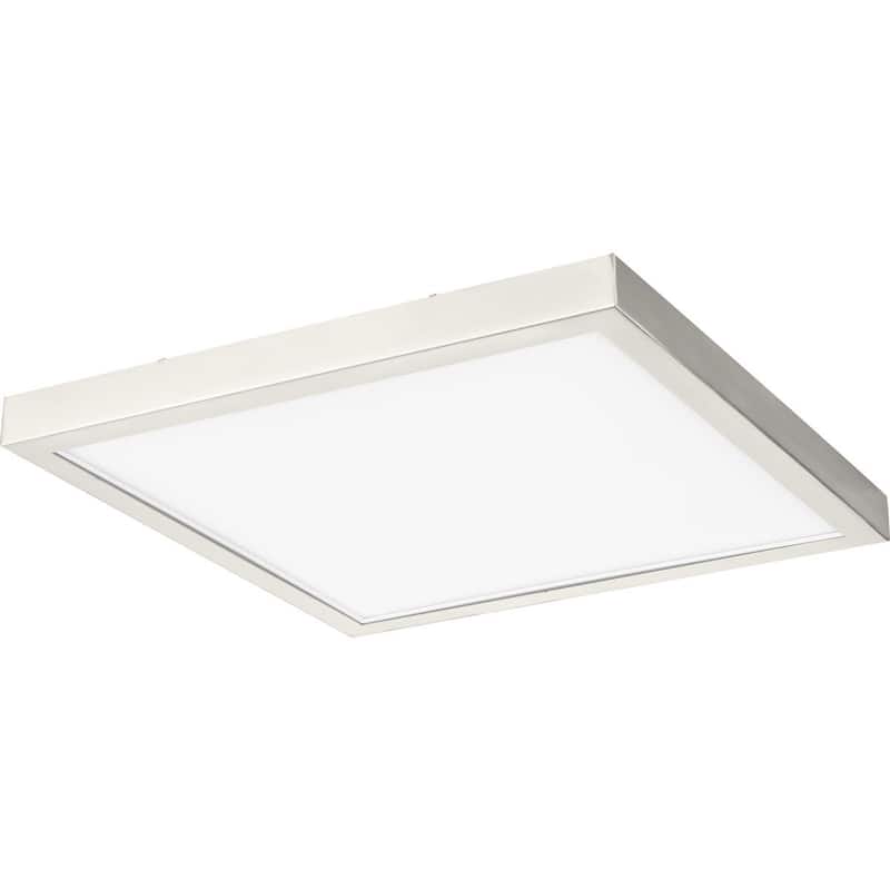 Everlume Collection Brushed Nickel 14" Square Trim Ring - 14.410" x 14.410" x 1.570"