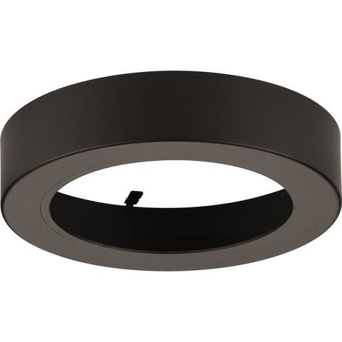 Everlume Collection Antique Bronze 5" Edgelit Round Trim Ring - 5.240" x 5.240" x 1.570"