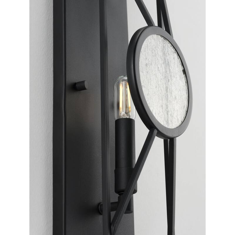 Cumberland Collection One-Light Black Wall Sconce